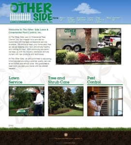 The Other Side Pest Control website